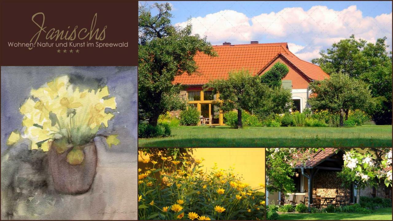 Janischs Fewo Im Spreewald, Terrasse, Grosser Garten Und Blick Inklusive Unterspreewald 외부 사진